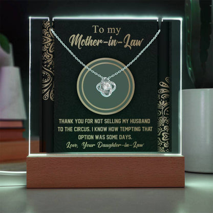 To Mom-In-Law - Thank You For My Husband