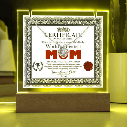 To My Mommy - World Greatest Mom