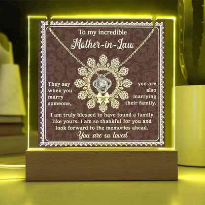 To Mother-In-Law - Blessed To Have A Family