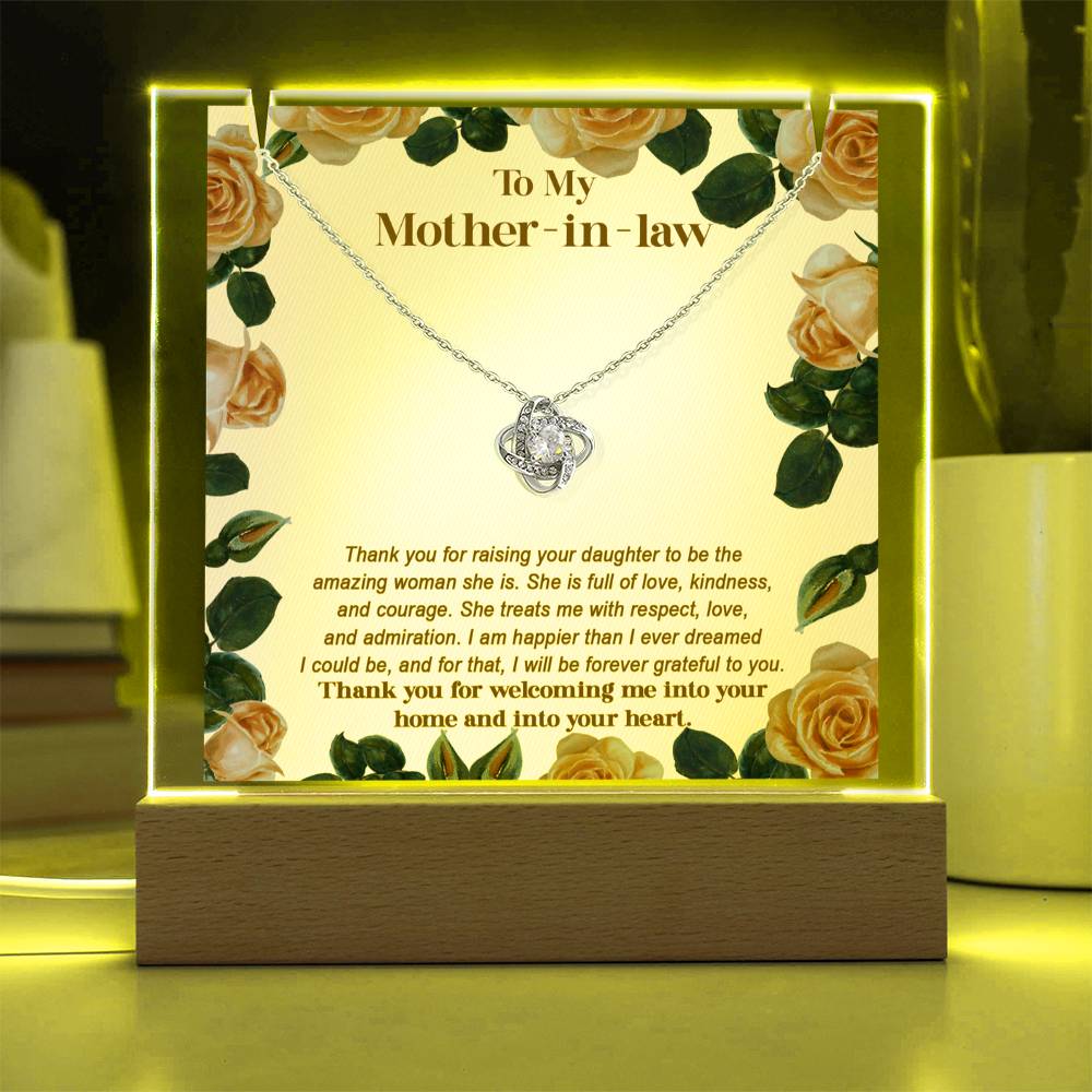 To Mom-In-Law - Thank You For Raising Your Daughter