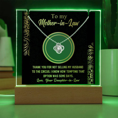 To Mom-In-Law - Thank You For My Husband