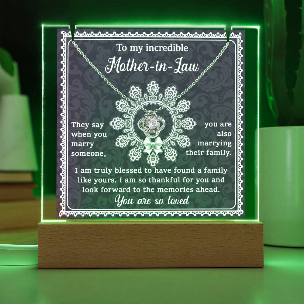 To Mother-In-Law - Blessed To Have A Family