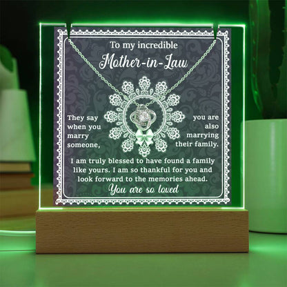 To Mother-In-Law - Blessed To Have A Family