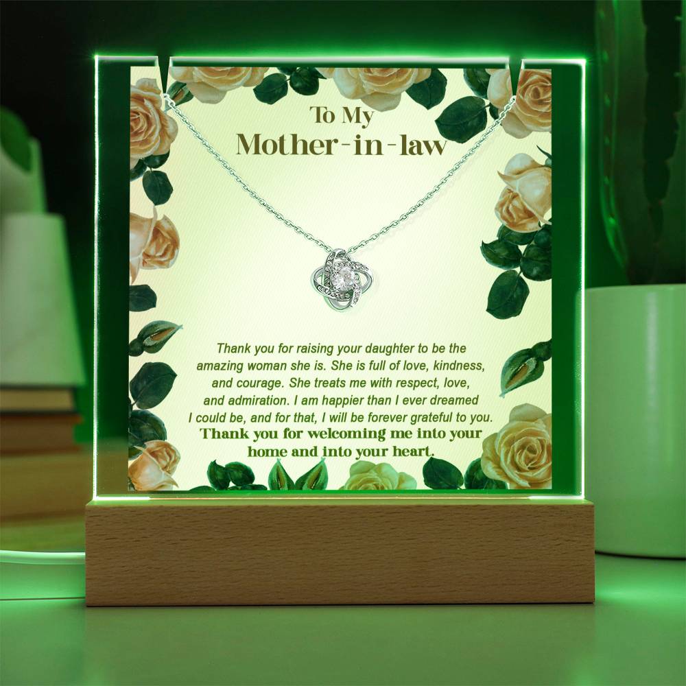 To Mom-In-Law - Thank You For Raising Your Daughter