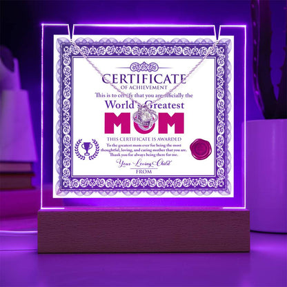 To My Mommy - World Greatest Mom