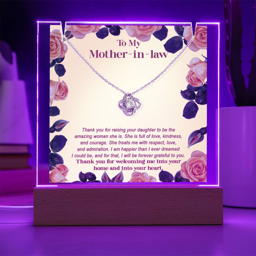 To Mom-In-Law - Thank You For Raising Your Daughter