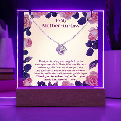 To Mom-In-Law - Thank You For Raising Your Daughter