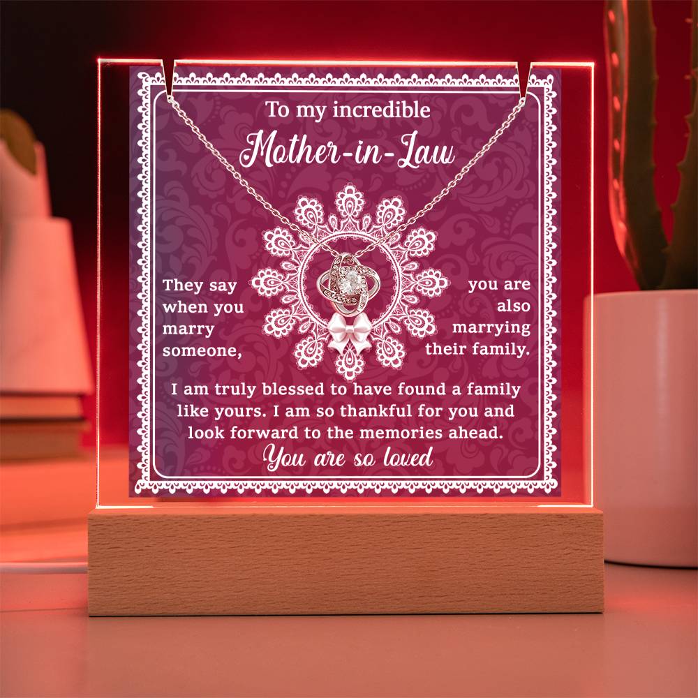 To Mother-In-Law - Blessed To Have A Family