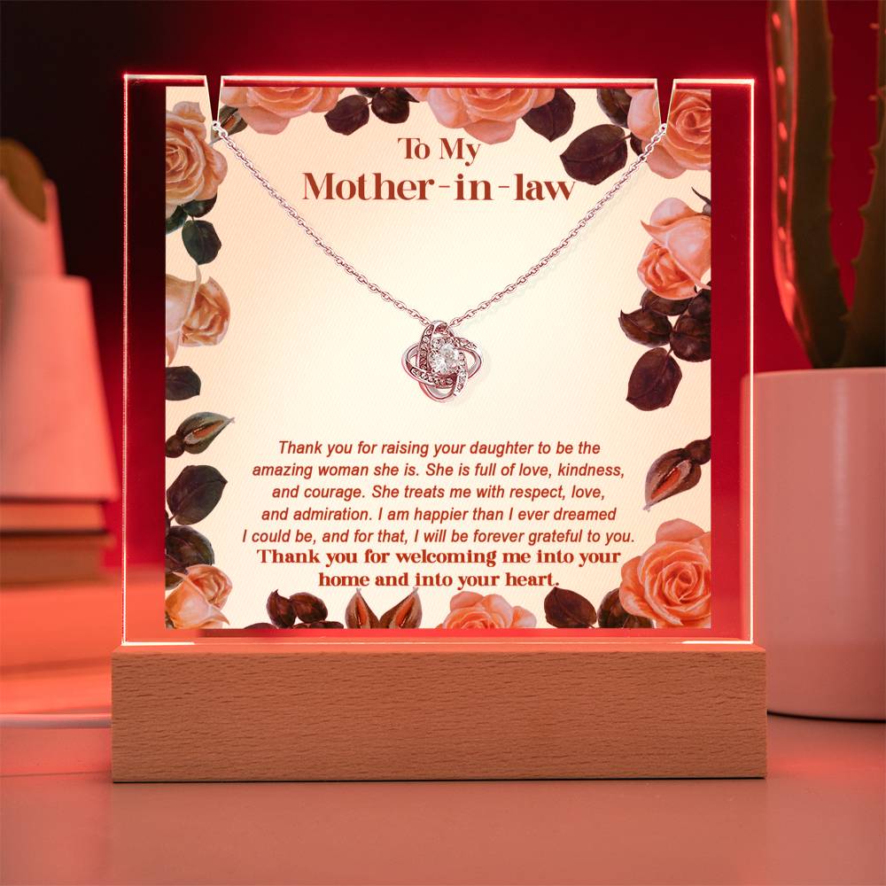 To Mom-In-Law - Thank You For Raising Your Daughter