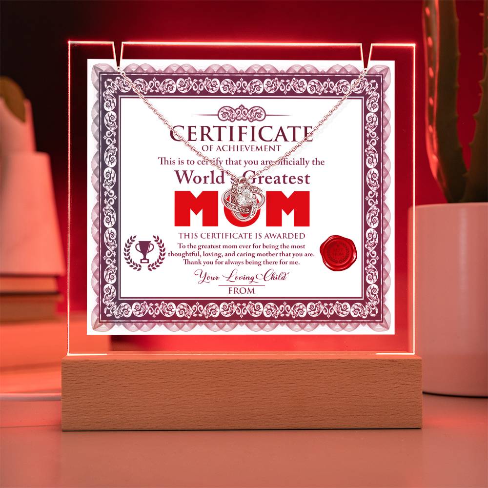 To My Mommy - World Greatest Mom