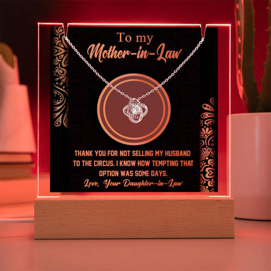 To Mom-In-Law - Thank You For My Husband