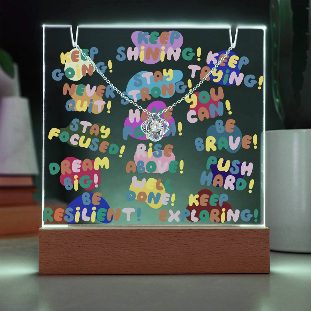 JGF Jewelry Gifts for Family Colorful Positive Affirmations for Kids