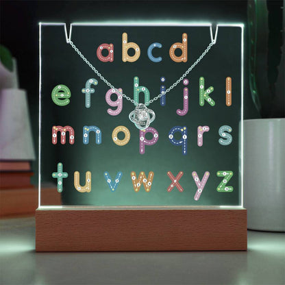 JGF Jewelry Gifts for Family ABC Small Letters