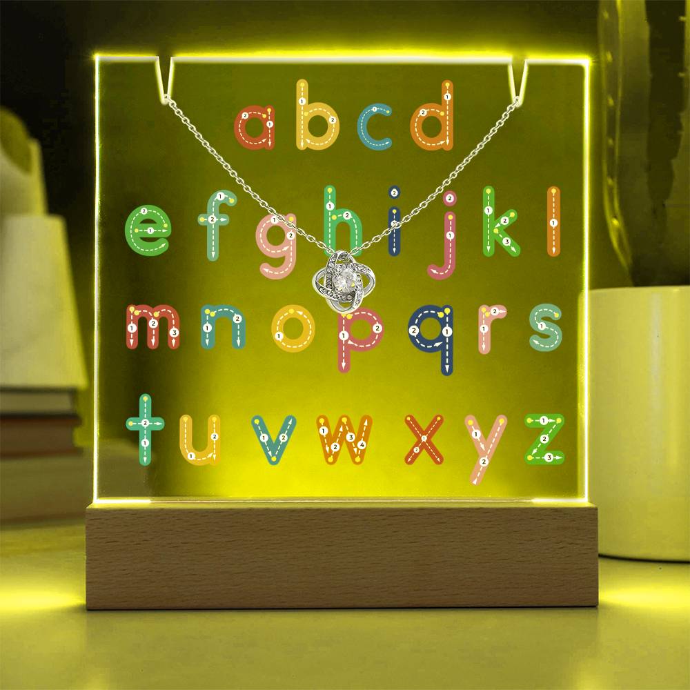 JGF Jewelry Gifts for Family ABC Small Letters