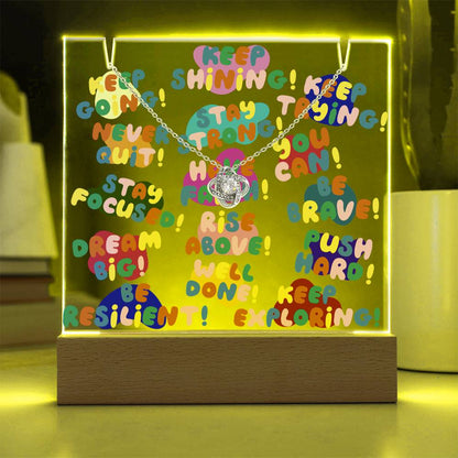 JGF Jewelry Gifts for Family Colorful Positive Affirmations for Kids