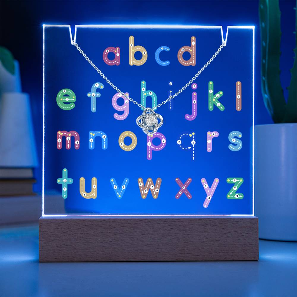 JGF Jewelry Gifts for Family ABC Small Letters