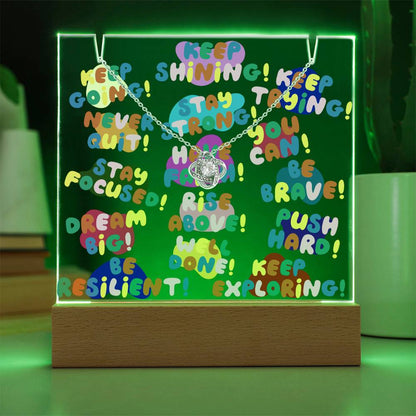 JGF Jewelry Gifts for Family Colorful Positive Affirmations for Kids