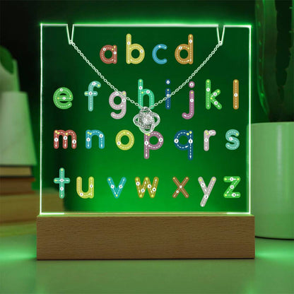 JGF Jewelry Gifts for Family ABC Small Letters