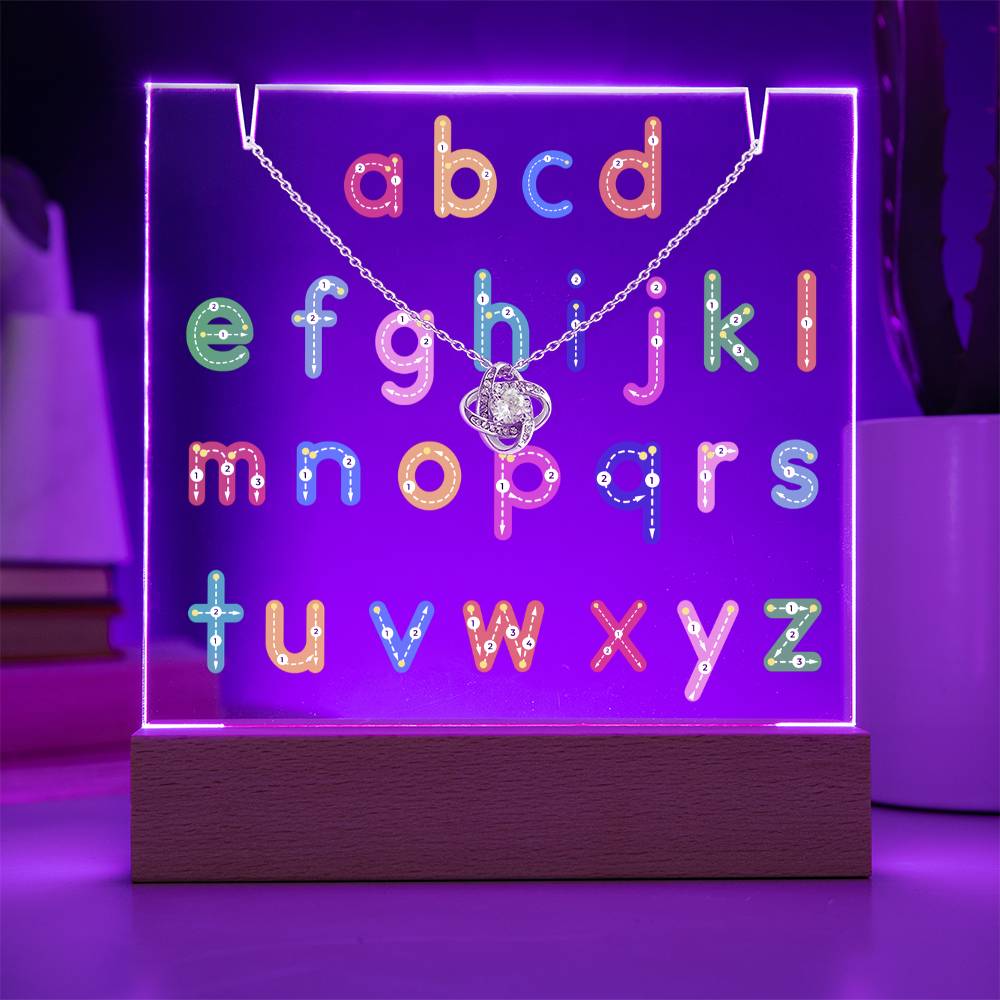 JGF Jewelry Gifts for Family ABC Small Letters