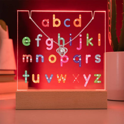 JGF Jewelry Gifts for Family ABC Small Letters