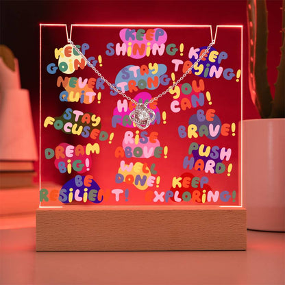 JGF Jewelry Gifts for Family Colorful Positive Affirmations for Kids