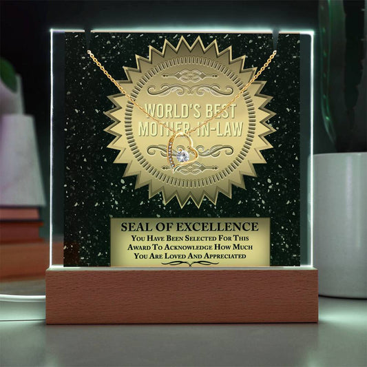 To My Mother-In-Law - Seal of Excellence Necklace