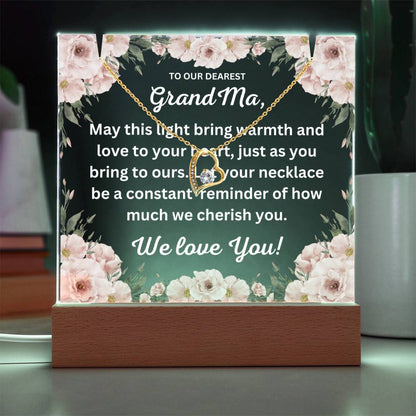 JGF Jewelry Gifts For Family New Grandma Gifts First Time From Granddaughter and Grandson