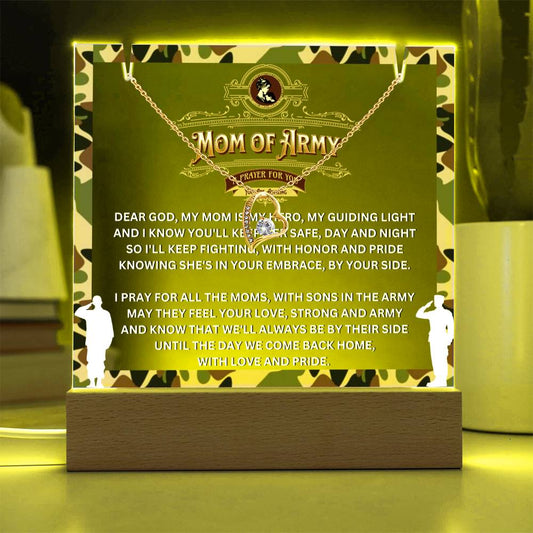 JGF Jewelry Gifts For Family Prayer For Mom of Army Gift Ideas
