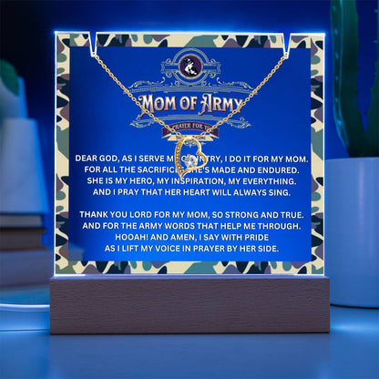 JGF Jewelry Gifts For Family Gift Ideas Prayer For Mom of Army