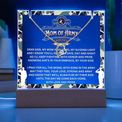 JGF Jewelry Gifts For Family Prayer For Mom of Army Gift Ideas