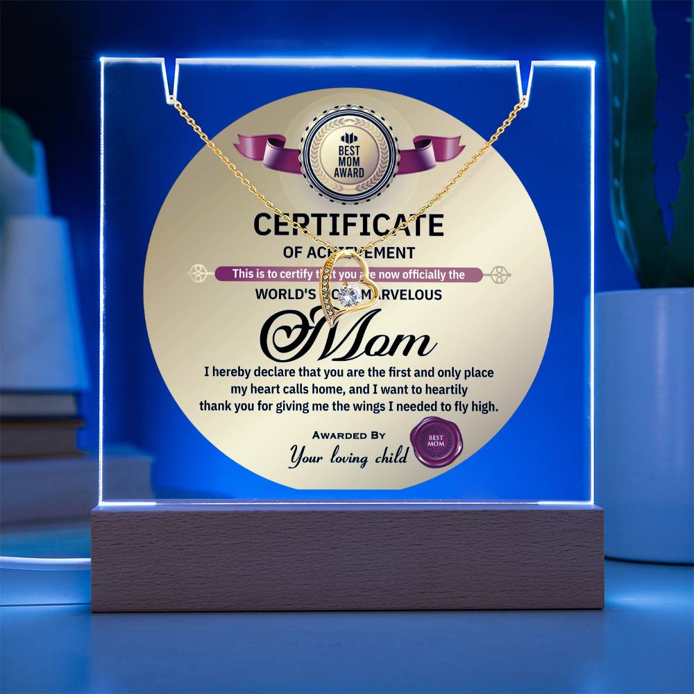 To My Mom - Most Marvelous Necklace