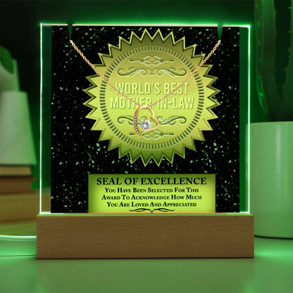 To My Mother-In-Law - Seal of Excellence Necklace