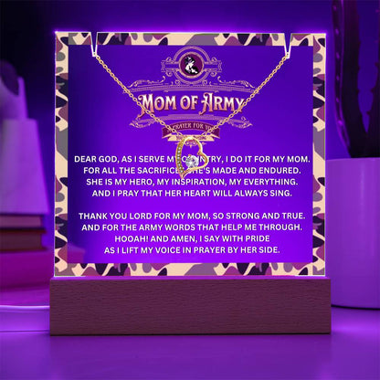 JGF Jewelry Gifts For Family Gift Ideas Prayer For Mom of Army