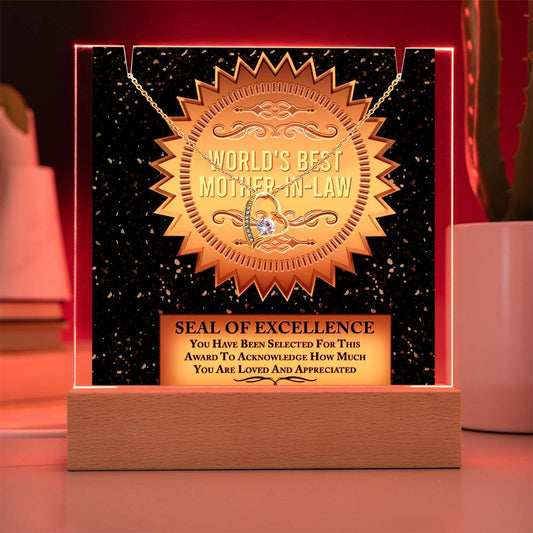 To My Mother-In-Law - Seal of Excellence Necklace