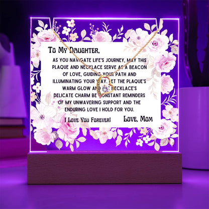 JGF Jewelry Gifts For Family To My Beautiful Daughter Necklace For Girls 12-14 From Mom