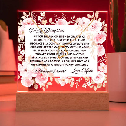 JGF Jewelry Gifts For Family To My Daughter Necklace For Girls 6-8 From Mom