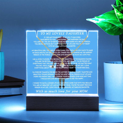 To My Daughter Graduation