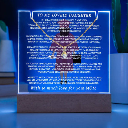 To My Daughter Graduation