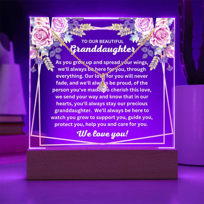 JGF Jewelry Gifts For Family Gifts To My Beautiful Granddaughter Necklace From Grandparents