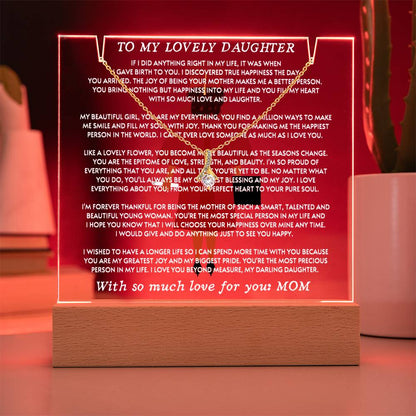 To My Daughter Graduation