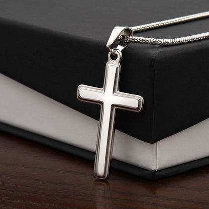 JGF Jewelry Gifts for Family Software Engineer Gifts For Men Cross Necklace