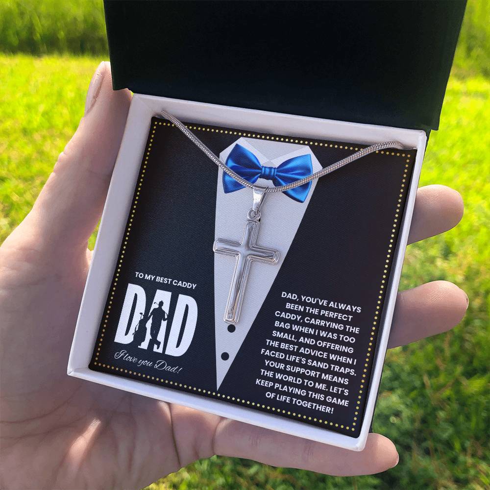 JGF Jewelry Gifts for Family Step Dad Golf Fathers Card Day Gifts Golfer