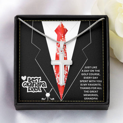 JGF Jewelry Gifts for Family Golf Gramps Birthday Card Gifts For Men From Daughter