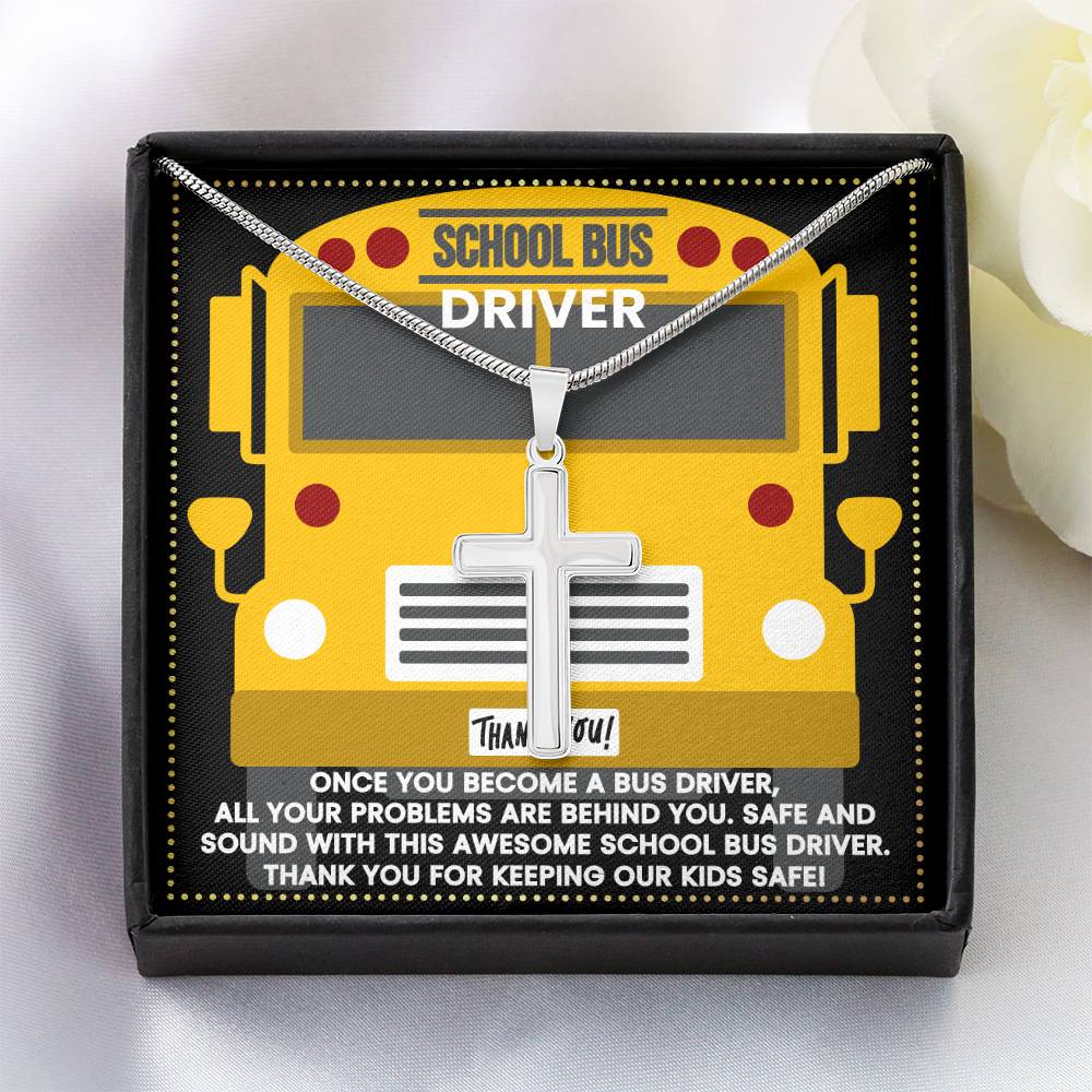 JGF Jewelry Gifts for Family School Bus Driver Appreciation Gifts For Men