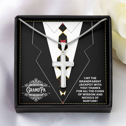 JGF Jewelry Gifts for Family Poker Lovers Gifts For Men Unique Grandpa Gifts for 70th Birthday