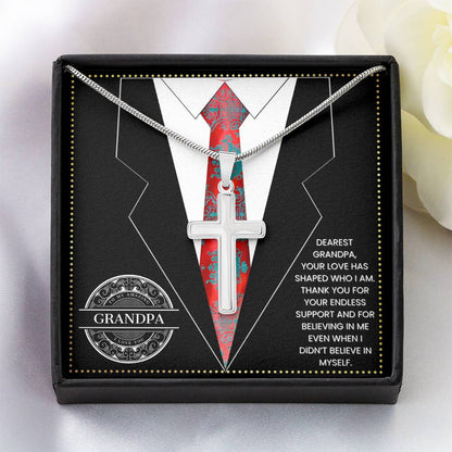 JGF Jewelry Gifts for Family Grandpa 80th Birthday Card From Child