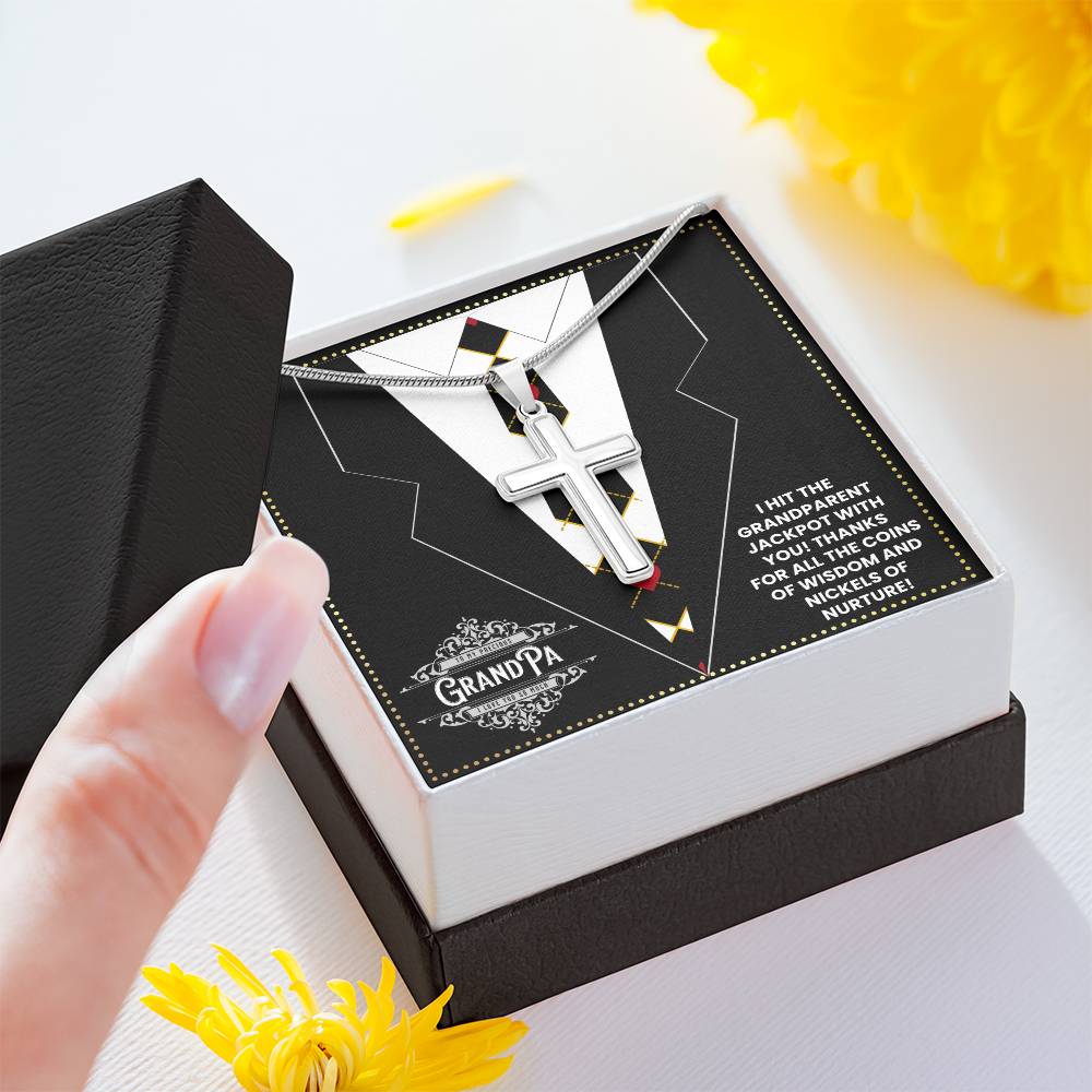 JGF Jewelry Gifts for Family Poker Lovers Gifts For Men Unique Grandpa Gifts for 70th Birthday