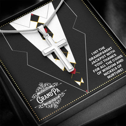 JGF Jewelry Gifts for Family Poker Lovers Gifts For Men Unique Grandpa Gifts for 70th Birthday