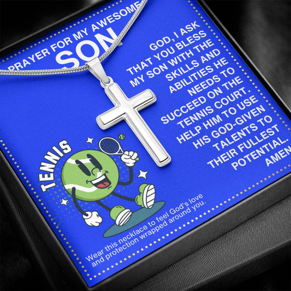 JGF Jewelry Gifts for Family Tennis Necklace For Boys