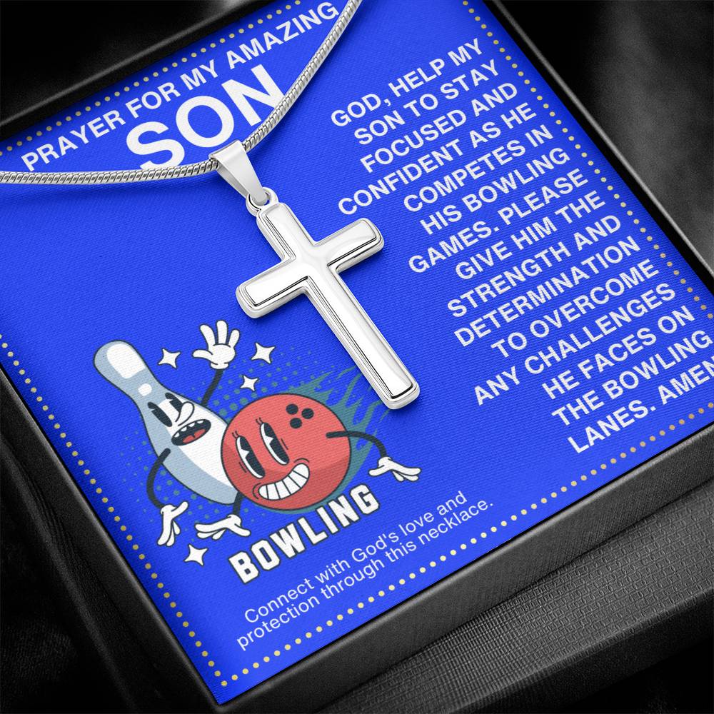 JGF Jewelry Gifts for Family Bowling Necklace For Boys